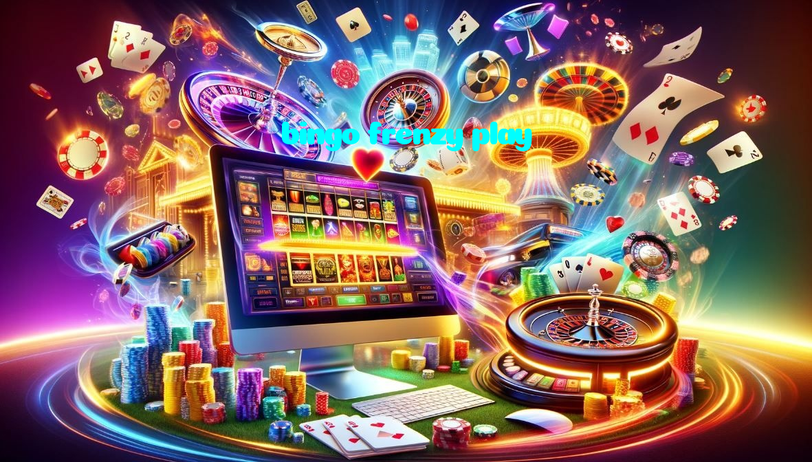 bingo frenzy play casino presented on mobile device in Pakistan with slots and live games